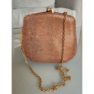 Inge Christopher Vintage‎ Embossed Leather Mini Bag Retro Y2K